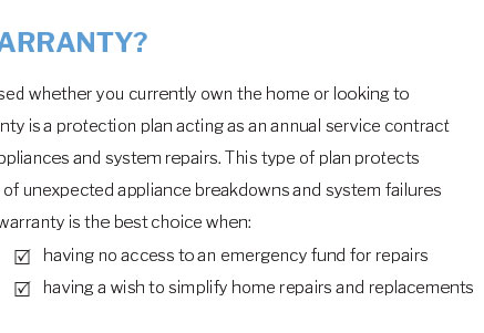 home warranty chambers